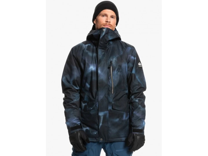 яке-QUIKSILVER-MISSION PRT JK-BSN5-INSIGNIA BLUE FRAGMENT